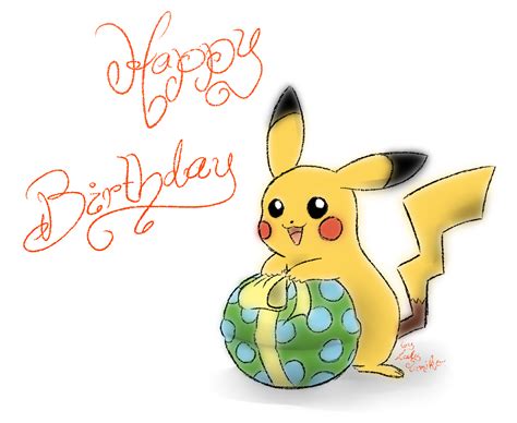 Pokemon Pikachu Birthday