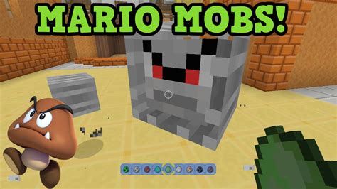 All Mario Mobs In Minecraft Wii U And Skins Youtube