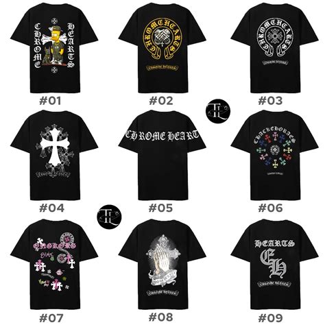 Tổng Hợp Áo Thun Chrome Nhiều Mẫu Hot Trend Áo Thun Nam Nữ Unisex Vải Cotton Dày Mịn THE LAZ