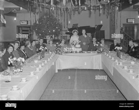 The Wedding Of The Hays The Bride And Groom At The Reception 1939