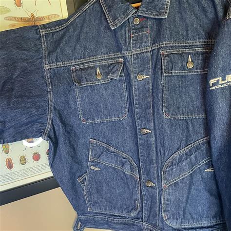 Fubu Men S Navy Jacket Depop