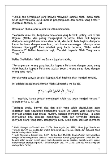 Zikir pagi petang (pdf)