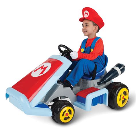 The Motorized Ride On Mario Kart Hammacher Schlemmer