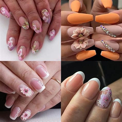 Yosomk 5d Flower Nail Art Stickers Decals Spring Embossed Nail Decals