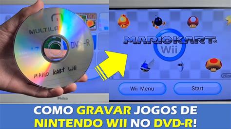 COMO GRAVAR JOGOS DE WII EM UM DVD R PARA JOGAR EM UM NINTENDO WII