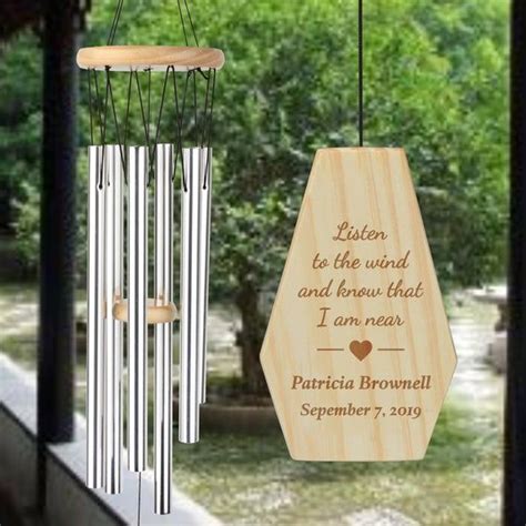 Personalized Memorial Wind Chimebereavement Tlisten To The Wind