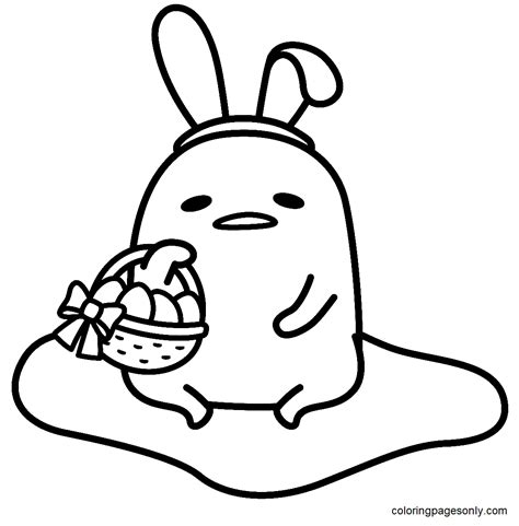 Printable Gudetama Coloring Pages Printable And Enjoyable Learning