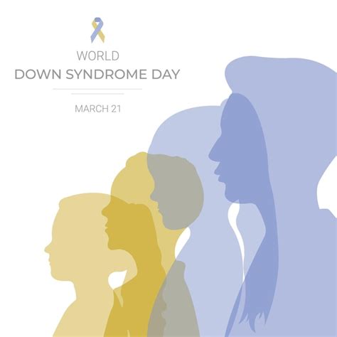 Premium Vector World Down Syndrome Day Vector Illustration