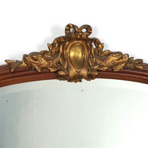 Louis Xvi Style Mahogany And Ormolu Mirror Lot June Estate