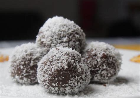 Trufas De Chocolate Y Coco Sin Gluten Y Sin Horno Postres Veganos