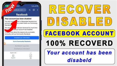 How To Recover Disabled Facebook Account 2023 Without ID Facebook