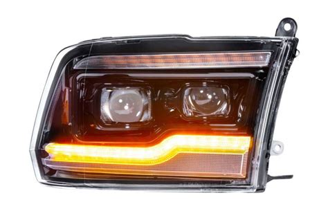 Ram Hd Morimoto Xb Led Headlights Pair Amber Drl