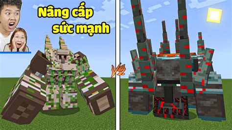 Minecraft Nhưng bqThanh Thử Thách Nâng Cấp Sức Mạnh Của Những Con Mob