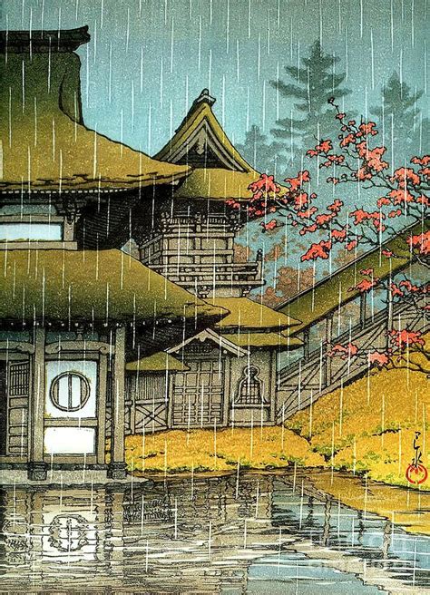 Japanese Temple Painting Painting By Evans Julie Fine Art America