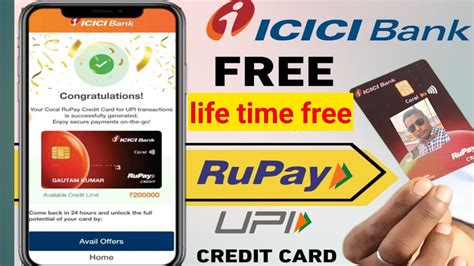 Icici Lifetime Free Credit Card Icici Coral Rupay Credit Card