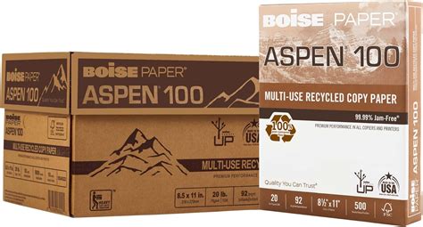 Boise Aspen Papel Multiuso Para Impresora Y Copiadora Tama O Carta