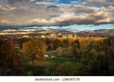 Fall Colors On Boise Idaho Skyline Stock Photo 1384393778 | Shutterstock