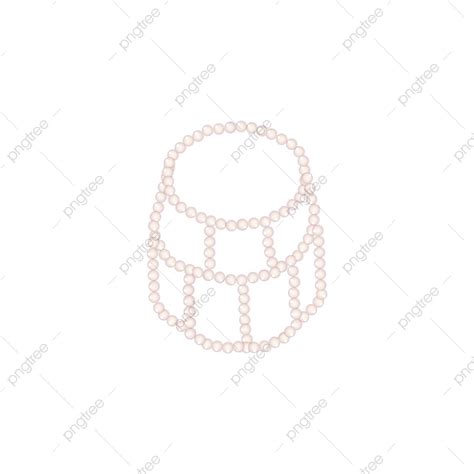 Collar De Perlas O Gargantilla De Perlas Sobre Fondo Blanco Png