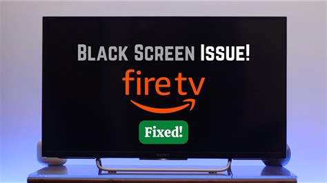 Fix Amazon Firestick Tv Stuck Black Screen Youtube