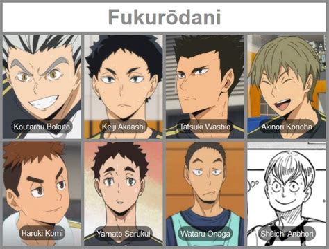 Fukurodani Haikyuu Tableau