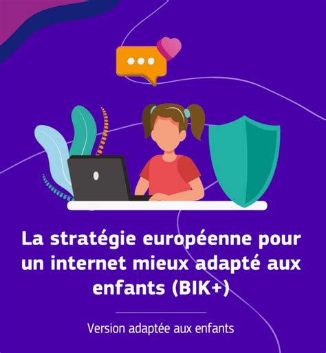 La stratégie européenne pour un internet mieux adapté aux enfants