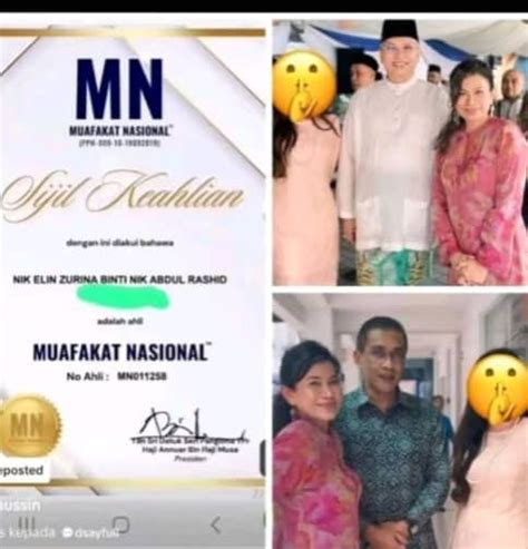 Nik Elin Rupanya Ahli Muafakat Nasional Siap Ada Bukti Sijil Lagi