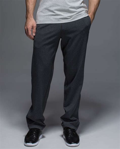 Lululemon Kung Fu Pant Regular Heathered Black Second Release