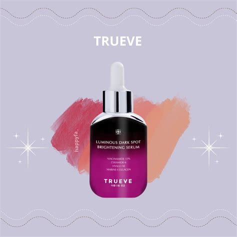 TRUEVE Luminous Dark Spot Brightening Serum 30ml 10 Niacinamide 6X