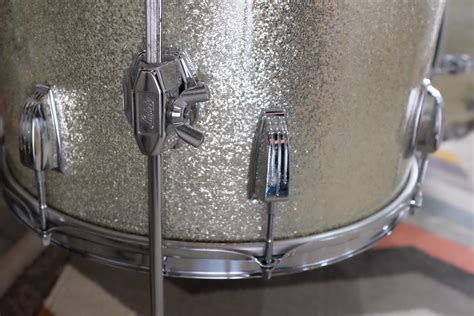 July 1967 Ludwig Super Classic 22x14” 13x9” And 16x16” In Silver Sparkle — Joe Cox Drums