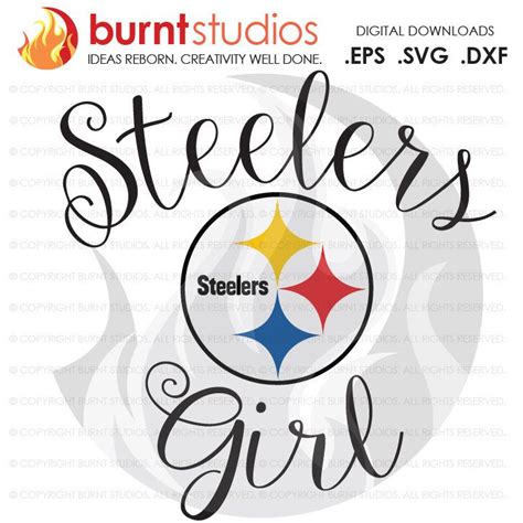 SVG Cutting File, Pittsburgh Steelers Girl, Pennsylvania, National ...