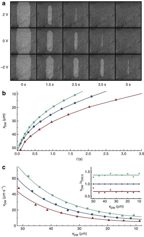 Electric Field Control Of Domain Wall Motion In Perpendicularly