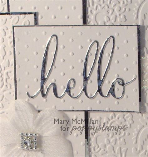 Fancy Hello Poppystamps