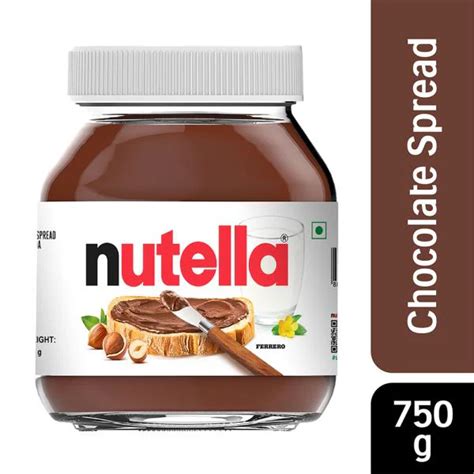 Nutella Ferrero Hazelnut With Cocoa Spread 750 G Jiomart