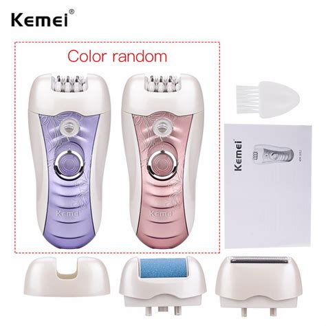 Kemei Pilateur Lectrique Rechargeable En Pour Femmes Rasage