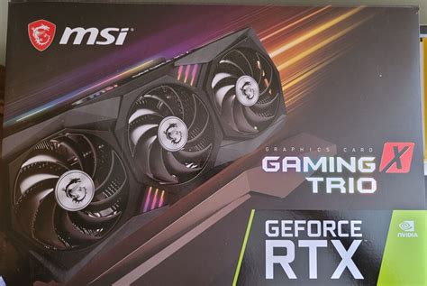 Mavin Msi Geforce Rtx Gaming X Trio Gb Gddr Graphics Card