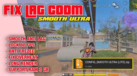 UPDATE FIX LAG CODM TERBARU CONFIG SMOOTH ULTRA 720p LITE 60 FPS