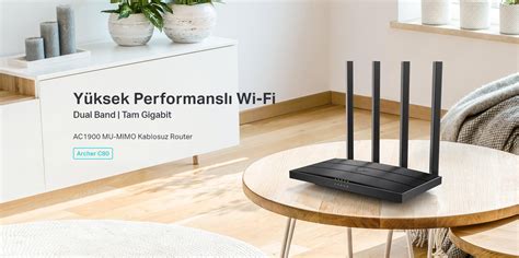 TP LINK ARCHER C80 AC1900 WIRELESS MU MIMO Wi Fi ROUTER