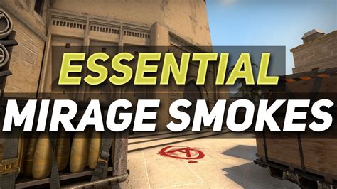 CS GO Essential Mirage Smokes 2021 YouTube