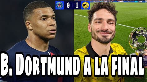 El Borussia Dortmund dio el batacazo eliminó al PSG y es finalista de