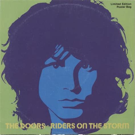 The Doors Riders On The Storm Poster Sleeve Uk 12 Vinyl Single 12 Inch Record Maxi Single