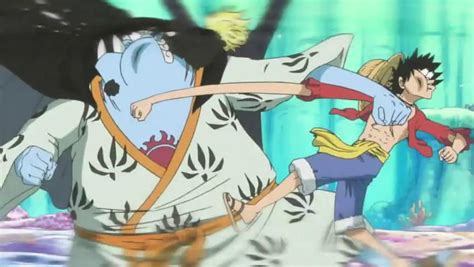 Luffy vs Jinbe, who would’ve won the sea forest fight if Robin/Sanji ...