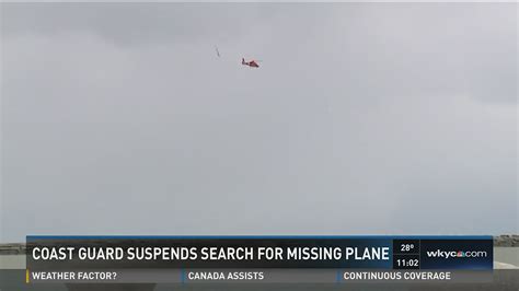 Coast Guard Suspends Search For Missing Plane