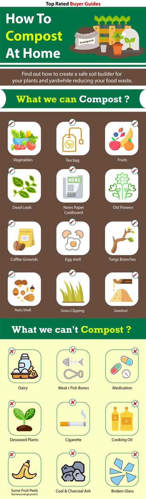 How To Make Your Own Compost Helpful Tricks Infographic Portal