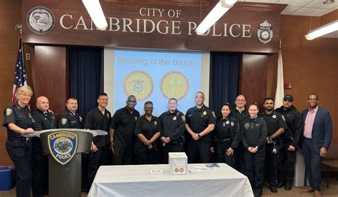 Cambridge Police👮🏽 On Twitter We’re Grateful For Our Police Chaplains Who Hosted A “blessing