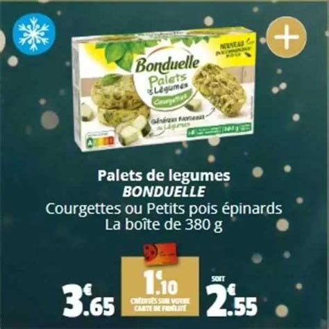 Promo Palets De Legumes Bonduelle chez Coccinelle Supermarché