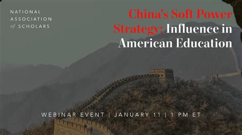 China S Soft Power Strategy Influence In American Education Youtube