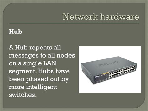 Ppt Network Hardware Powerpoint Presentation Free Download Id5039422