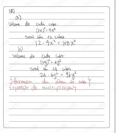 Solved Cada Pilha A Seguir Composta De Cubos Id Nticos Escreva