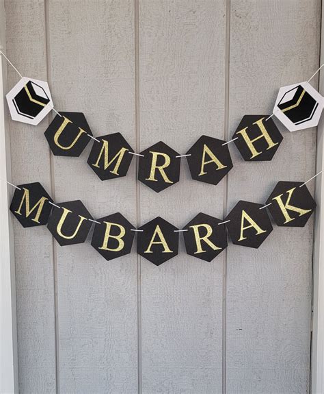 Umrah Mubarak Banner Umrah Garland Umrah Wall Decoration Umrah