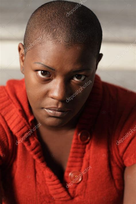 Woman with a shaved head — Stock Photo © felixtm #5360582